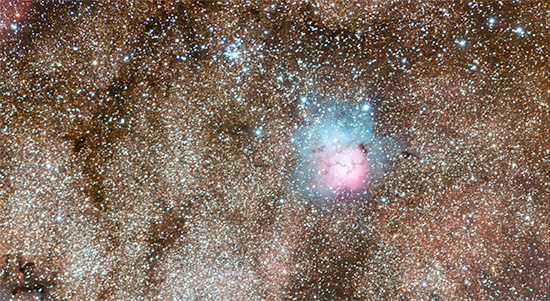 The-Trifid-Nebula The Trifid Nebula - detail