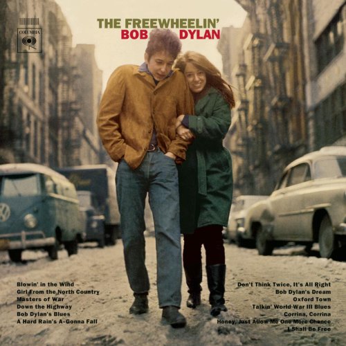 The_Freewheelin'_Bob_Dylan Don Hunstein, Bob Dylan, with then-girlfriend, Suze Rotolo