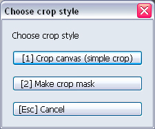 choose crop style