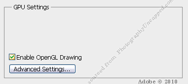 Adobe-CS5-Repousse-Enable-OpenGL-Advanced