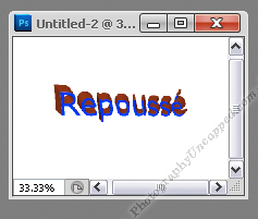 Adobe-CS5-Repousse-text-extruded-rotated
