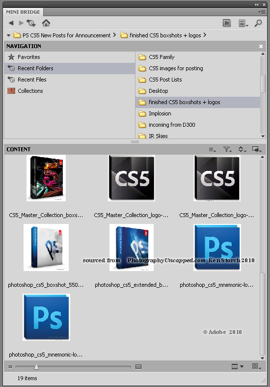 CS5-Mini-Bridge-Recent-Folders-Navigation Pod