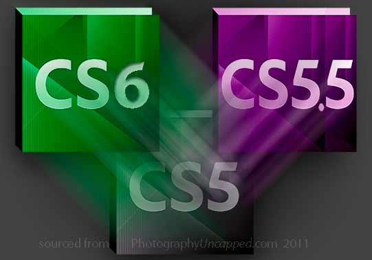Photoshop CS6 mock logo CS 6 CS5 CS5.5 CS5.1