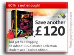 Get 25% off Master Collection CS5.5 Student and Teacher Edition PLUS Free Shipping! - Adobe UK - EU - FR - DE