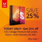 Adobe 25% Off Sale One Day Only