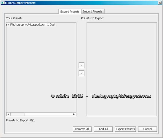 Adobe-Photoshop-CS6-PhotographyUncapped-dot-com-Migrate-Presets-Export-Import-sm Migrate Presets in Photoshop CS6 Public Beta