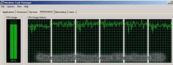 Photoshop CS6 is Multithreaded and Using All 6 Multi-Core CPU Processors