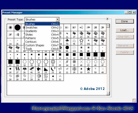 Preset-Manager-Photoshop-CS6-Migrate-Export-Import-Presets-Photographyuncapped-dot-com Migrate Presets - Import Export in Photoshop CS6 Public Beta