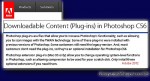 Adobe Download Content - Plugins for Photoshop CS6