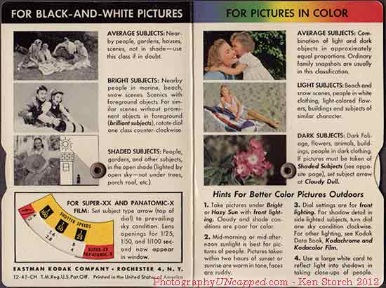 008 Kodak-Snapshot-Kodaguide-hints-PhotographyUNcapped_com-Ken-Storch For Black and White Pictures - For Pictures in Color