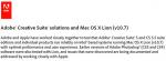 Known Problem Issues with Adobe products on Mac OS 10.7 Lion